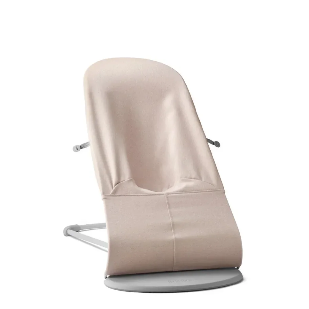 Balansoar BabyBjorn Bliss Light Pink, tesatura Melange foto