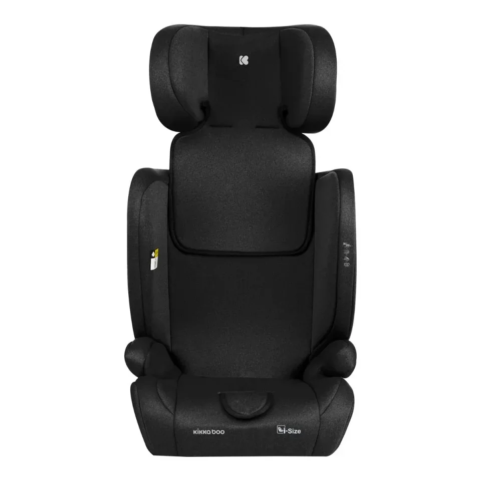 Автокресло с изофиксом KikkaBoo i-Cross Black, 76-150 см foto