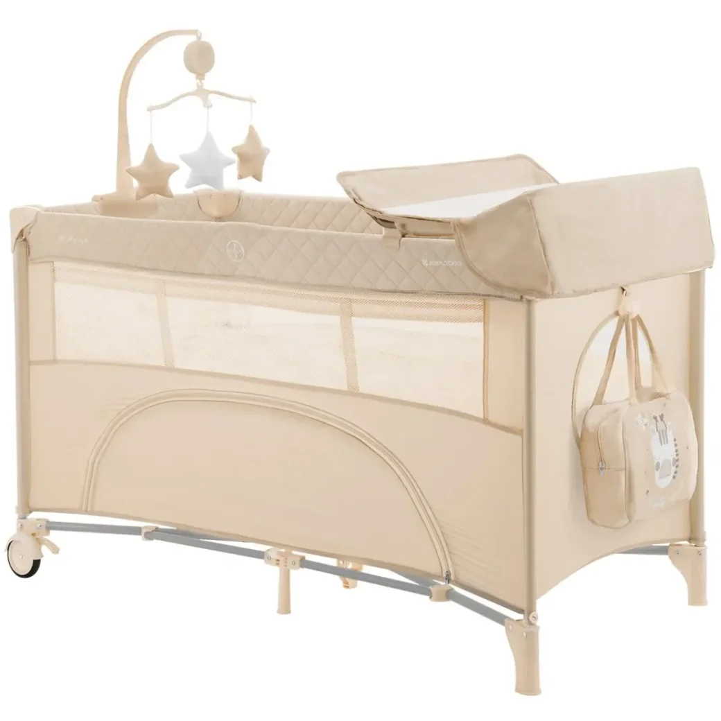 Раскладная кроватка KikkaBoo Nighty Night Beige foto