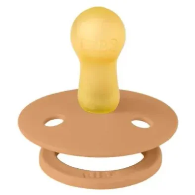 Suzeta rotunda din latex BIBS Pumpkin (6-18 luni) foto