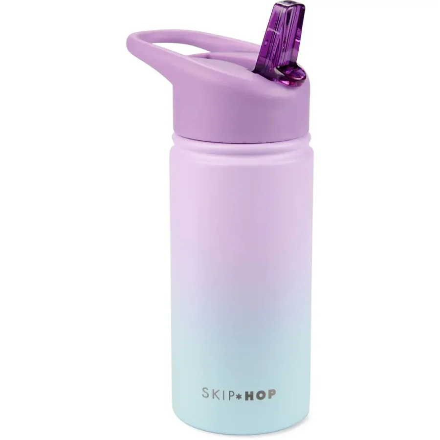 Термо-бутылочка из нержавеющей стали Skip Hop Wander Purple, 450 мл foto
