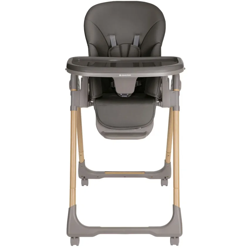 Scaun de masa KikkaBoo Olive Dark Grey foto