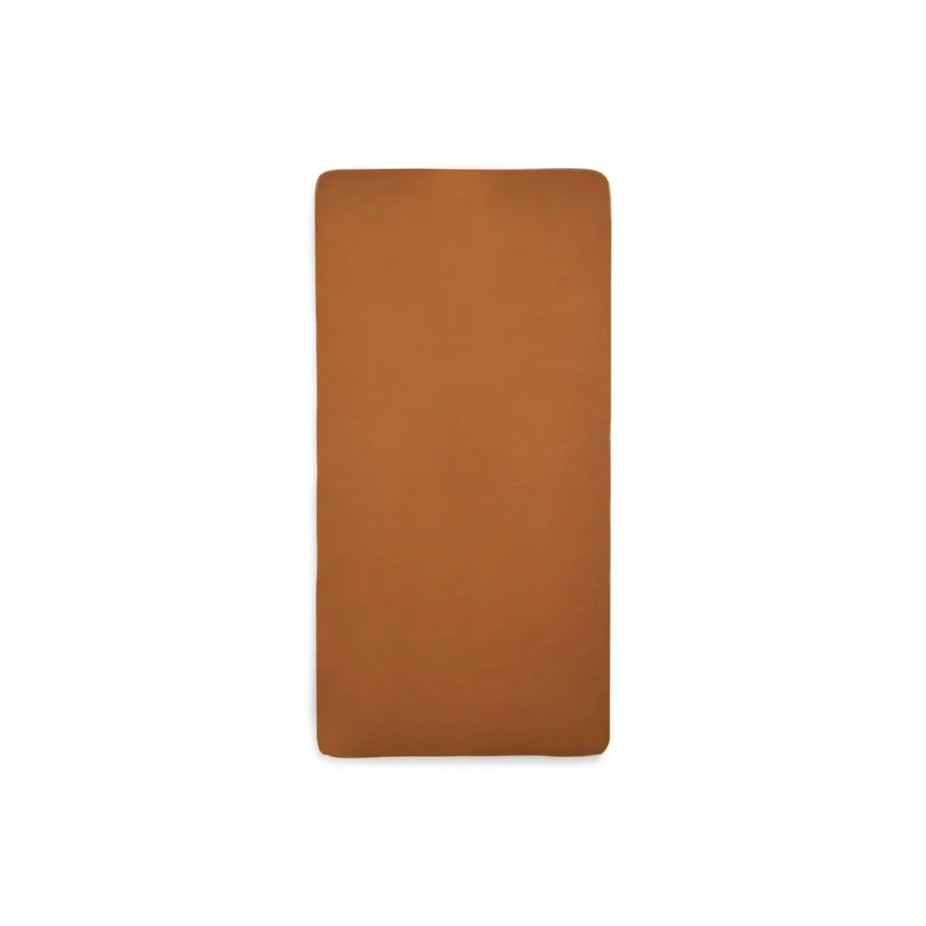 Cearsaf cu elastic Jollein Jersey Caramel/Biscuit, 120x60 cm, 2 buc. foto
