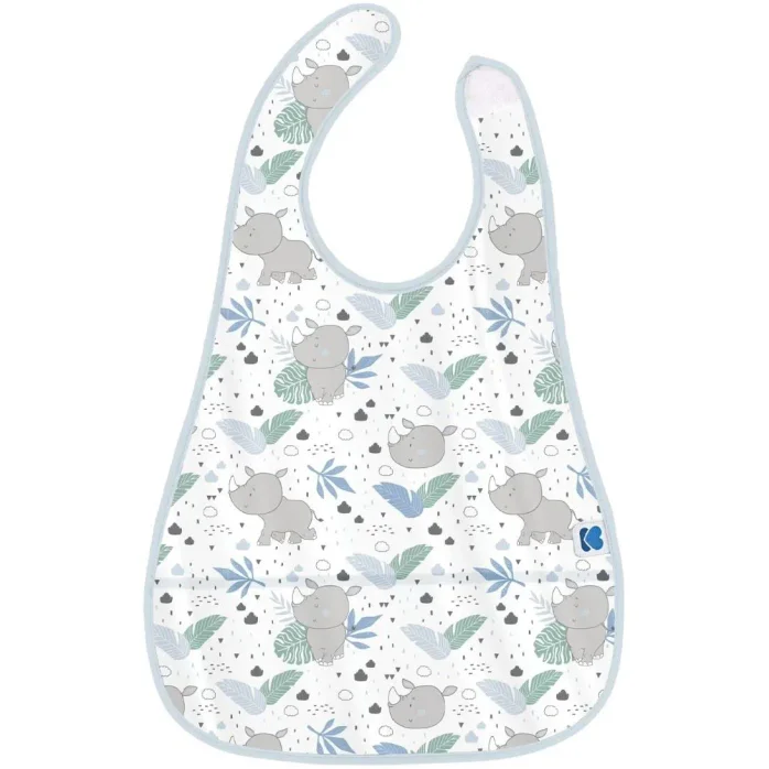 Водонепроницаемый нагрудник с карманом KikkaBoo Savanna Pattern Blue foto