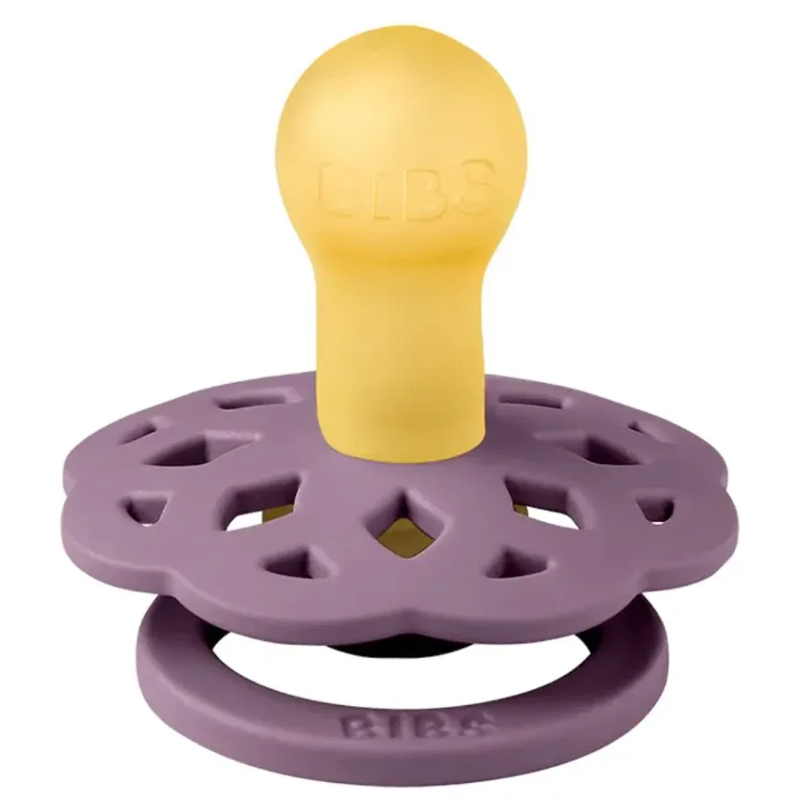 Suzeta rotunda din latex BIBS Boheme Mauve (0-6 luni) foto