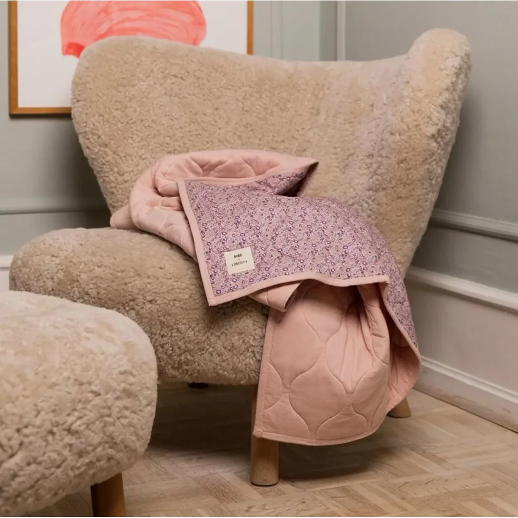 Одеяло стеганое BIBS Liberty Eloise Blush (85х110 см) foto