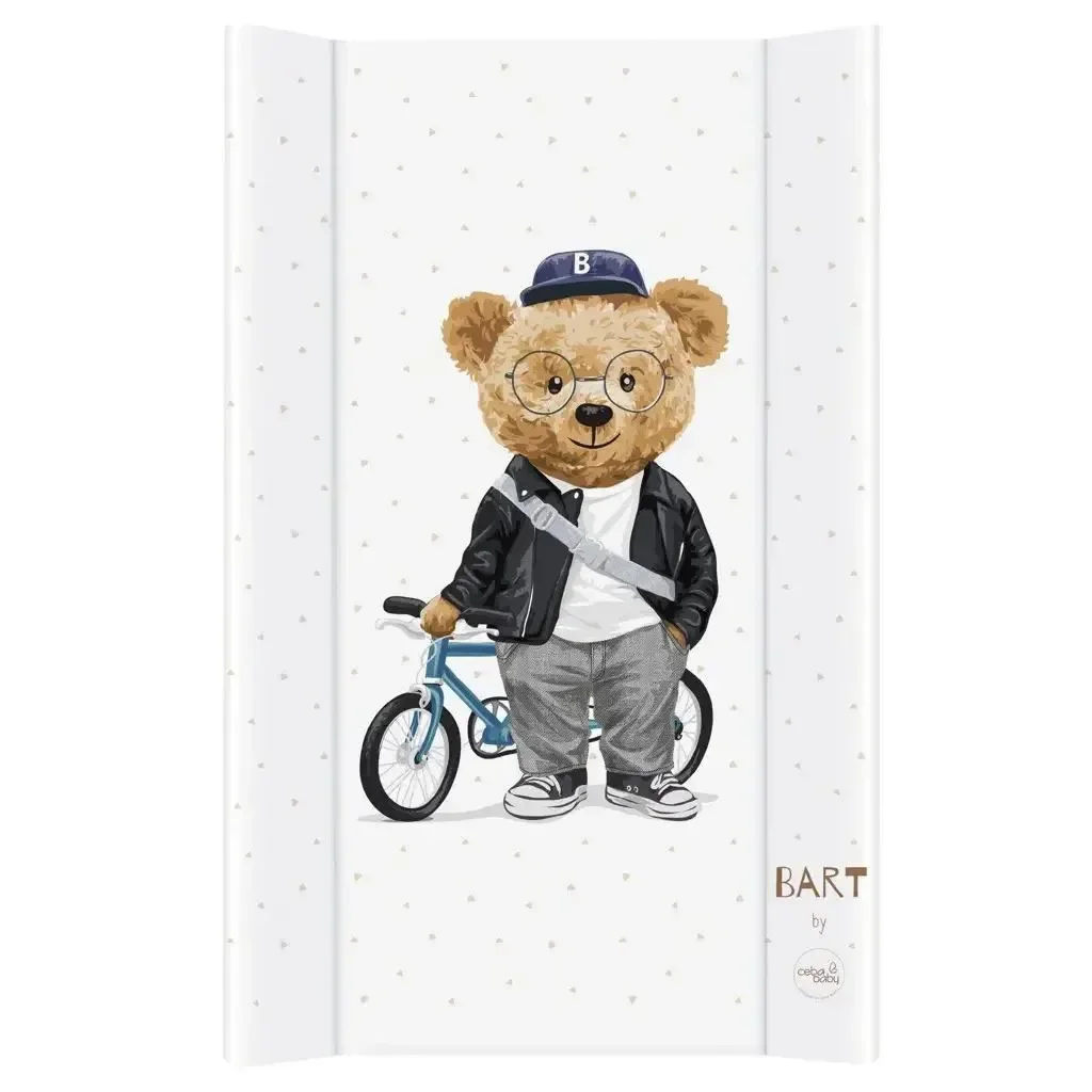 Saltea de infasat tare Ceba Baby Comfort Fluffy Puffy Bart, 80x50 cm foto