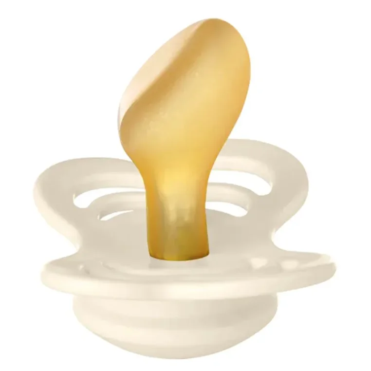 Suzeta anatomica din latex BIBS Couture Ivory (6-18 luni) foto