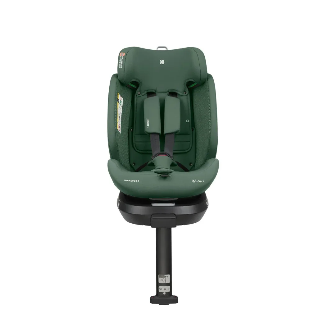 Вращающееся автокресло с изофиксом KikkaBoo i-Orbit Army Green, 40-150 см foto