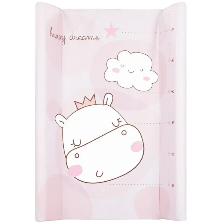 Saltea pentru infasat tare KikkaBoo Hippo Dreams, 80x50 cm foto