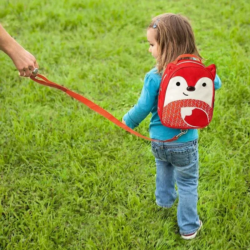 Ghiozdan cu centura de siguranta Skip Hop Zoo Vulpe foto