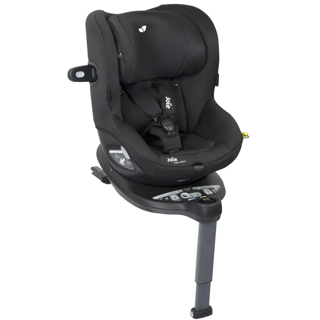 Автокресло с системой Isofix Joie i-Spin 360 E Coal, 61 см - 105 см foto