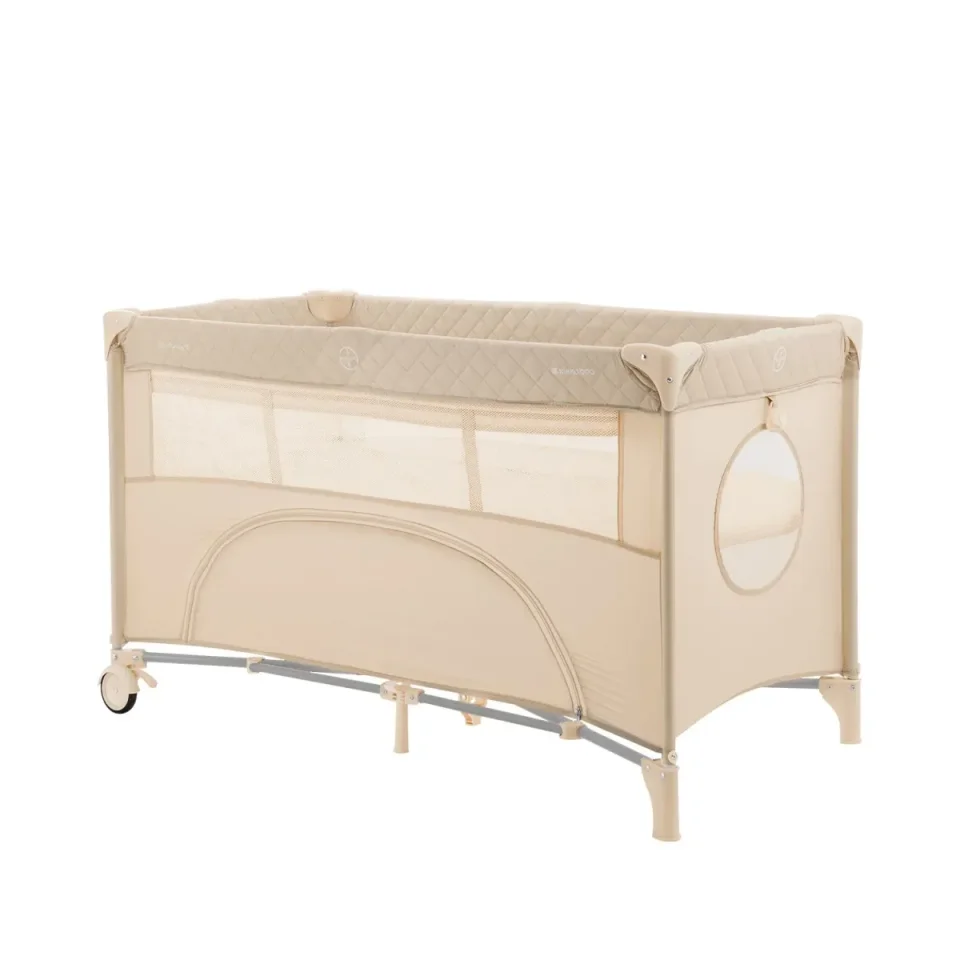 Раскладная кроватка KikkaBoo Nighty Night Beige foto
