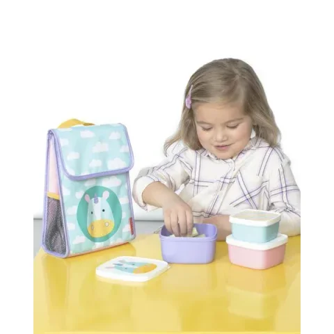 Набор из 3-х коробок для обеда Skip Hop Zoo Единорог foto