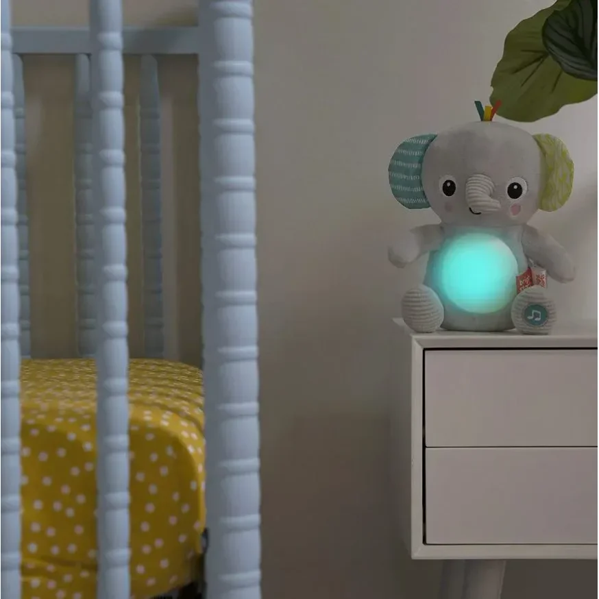Jucarie interactiva Bright Starts Hug a Bye Baby Elephant foto