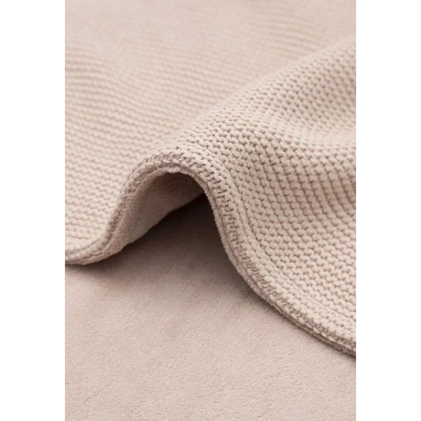 Paturica Jollein Basic Knit Wild Rose/Fleece, 100x150 cm foto