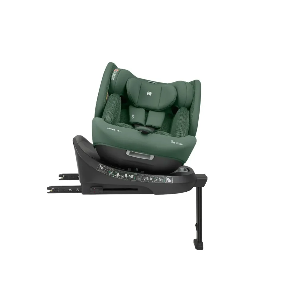 Вращающееся автокресло с изофиксом KikkaBoo i-Orbit Army Green, 40-150 см foto