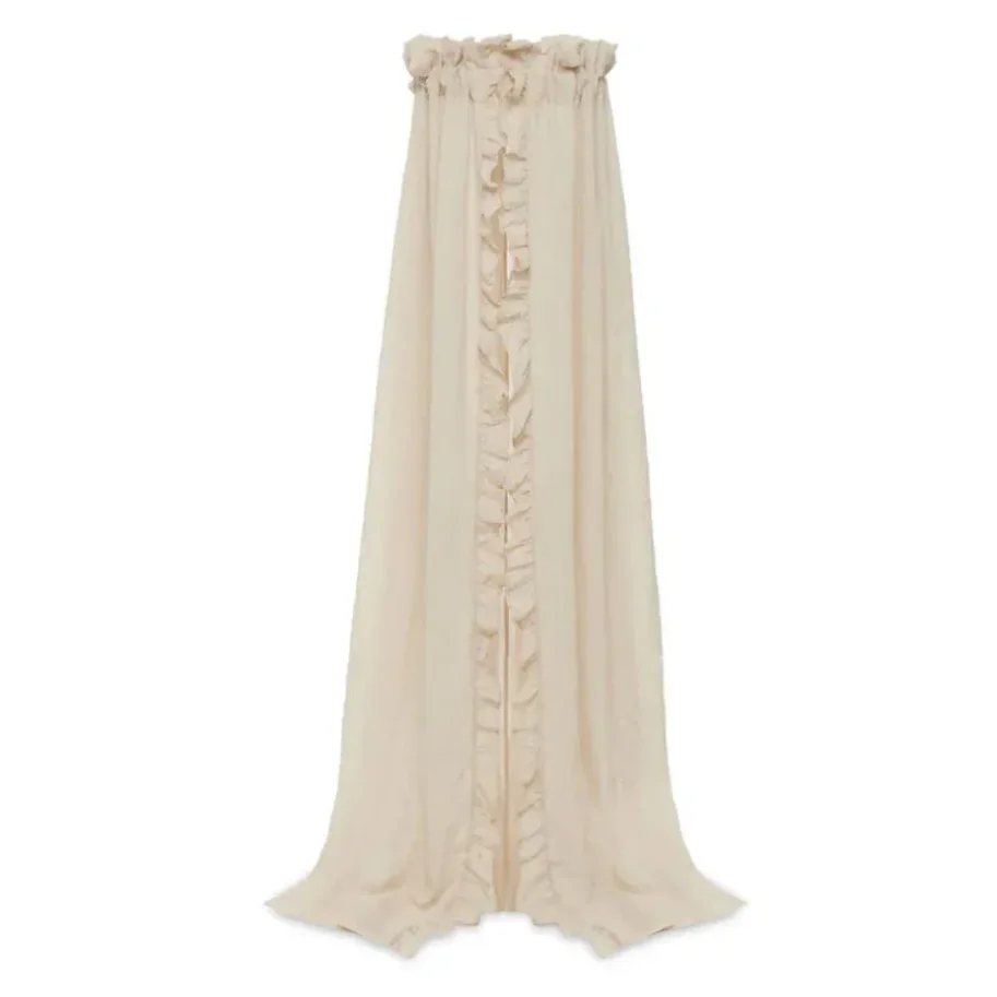 Винтажный балдахин Jollein Ruffle Nougat, 155 см foto