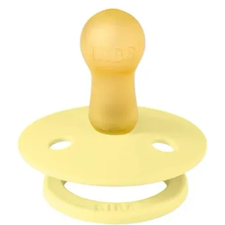 Suzeta rotunda din latex BIBS Sunshine (0-6 luni) foto