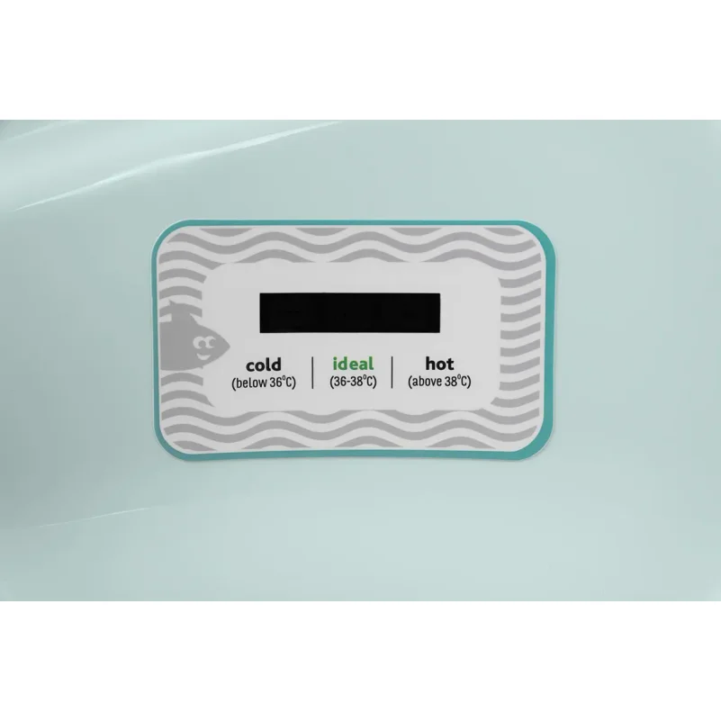 Анатомическая ванночка с термометром KikkaBoo Hippo Mint, 94 см foto