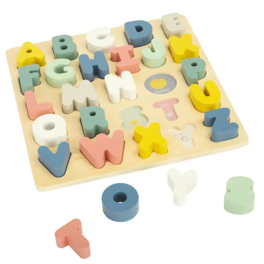 Puzzle din lemn educativ Premaman Alfabet foto
