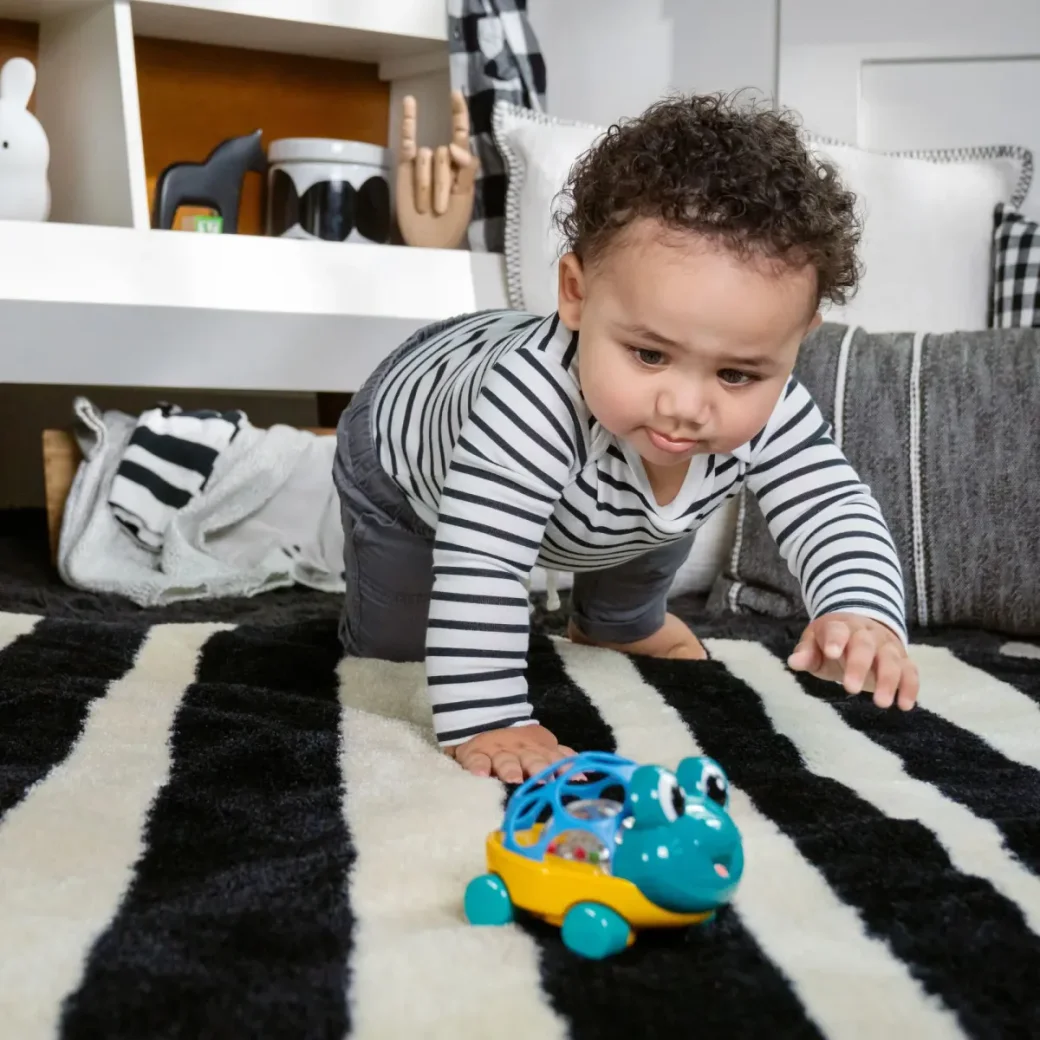 Masinuta cu zornaitoare Baby Einstein Curious Car Neptune Oball foto