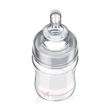 lovi 74/104girl Стеклянная бутылочка baby shower 150 мл. (0 м+)