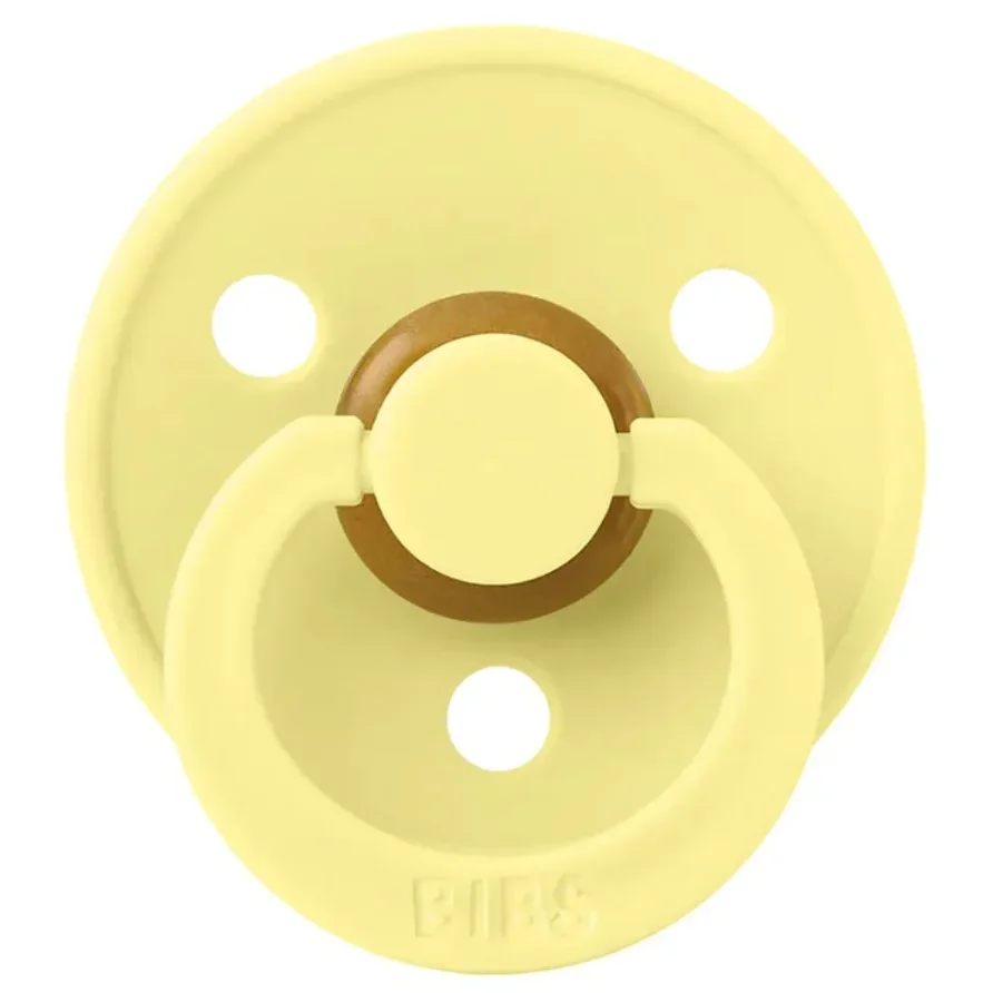 Suzeta rotunda din latex BIBS Sunshine (6-18 luni) foto