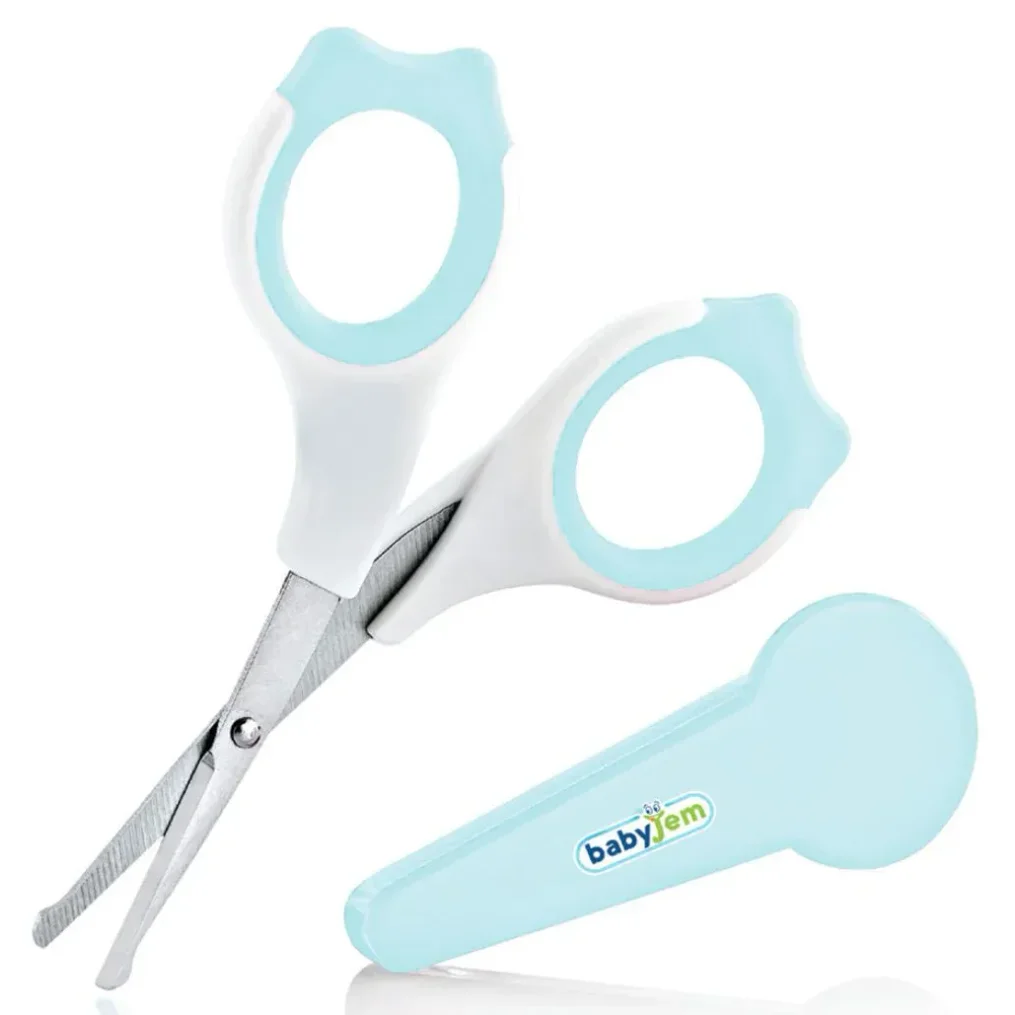 Ножницы детские с защитой BabyJem Blue foto