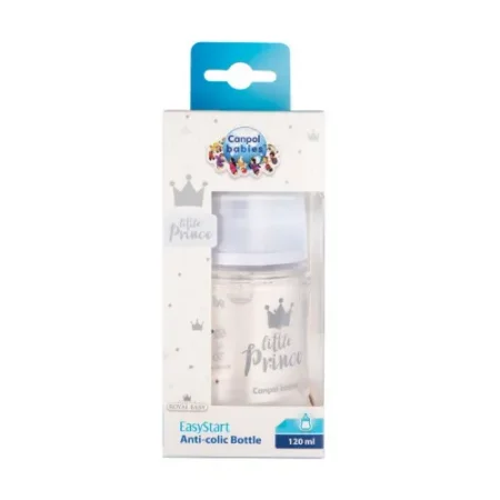 canpol 35/233 biberon cu sistem anti-colik easy start royal baby 120 ml. (0+)
