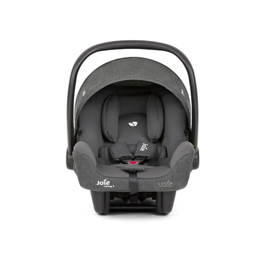 Scoica auto Joie i-Snug 2 Shell Gray cu tetiera reglabila, nastere-75 cm foto