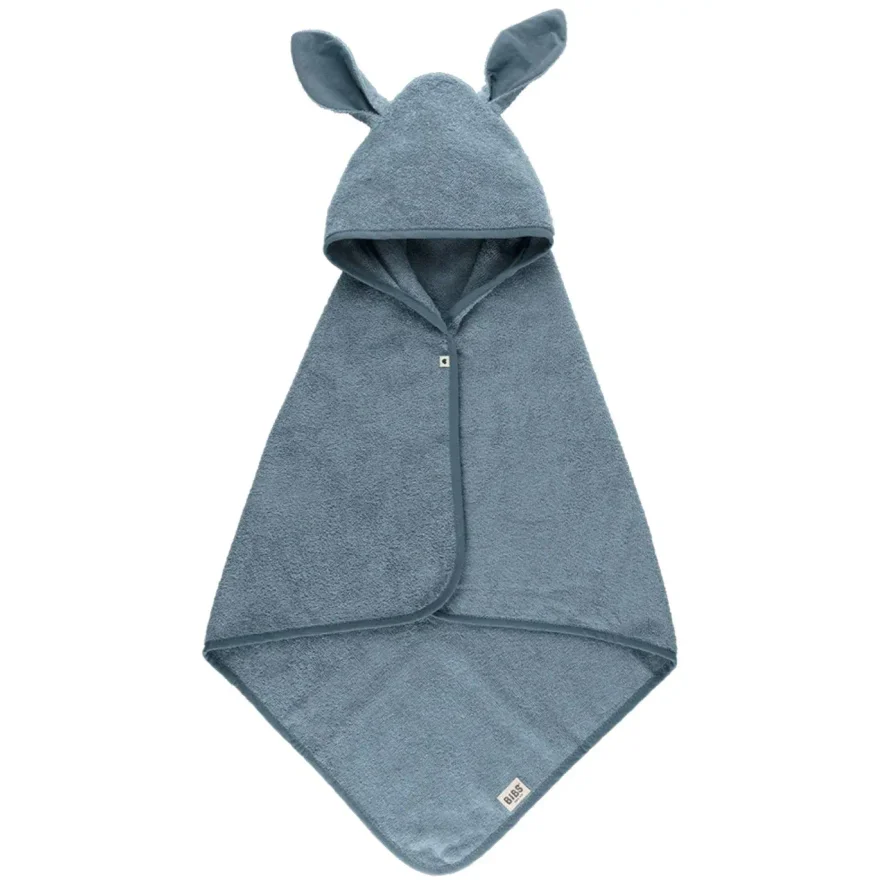 Prosop cu gluga si urechiuse BIBS Kangaroo Petrol foto