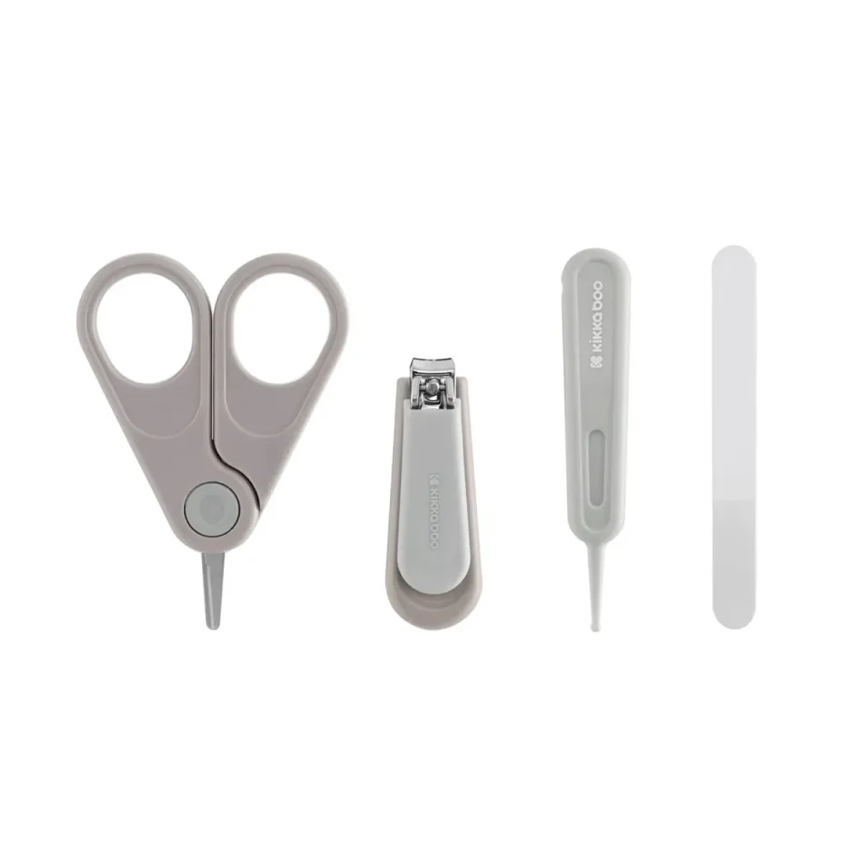 Set de manichiura KikkaBoo Beige, 4 piese foto