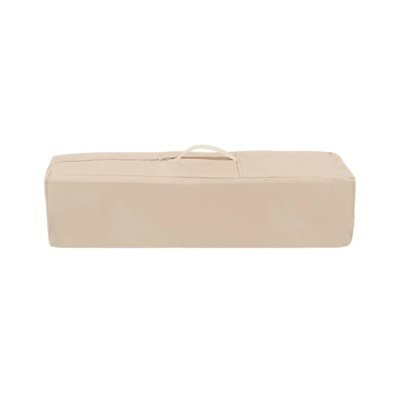 Patut pliabil cu 2 nivele KikkaBoo Milky Way Beige foto