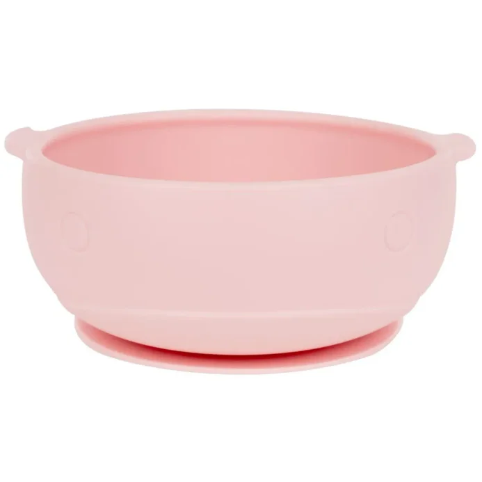 Силиконовая миска на присоске KikkaBoo Whale Pink foto