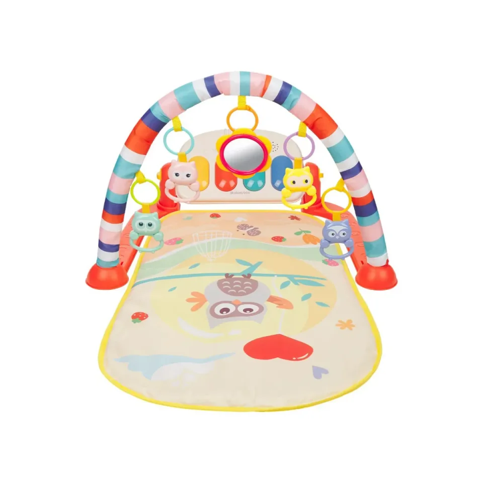 Игровой коврик KikkaBoo Happy Owl Orange foto