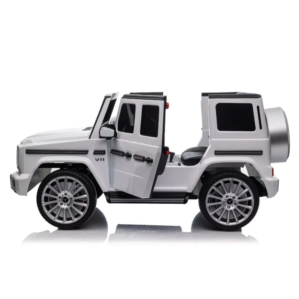 Masina electrica pentru copii KikkaBoo Mercedes Benz G500 White foto