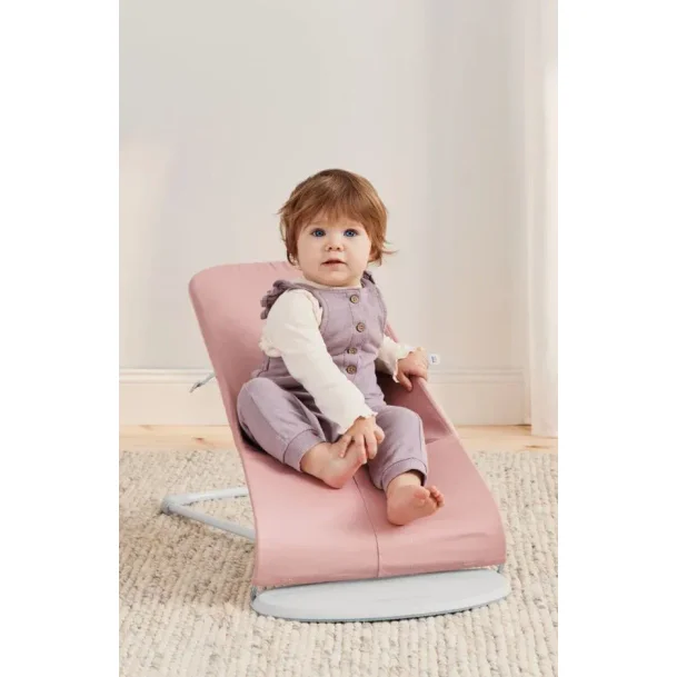 Balansoar BabyBjorn Bliss Light Pink, 3D Jersey foto