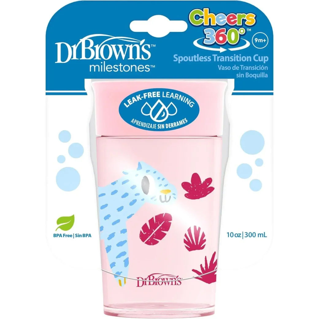 Поильник Dr. Brown's Cheers360 Розовый (9+ мес.), 300 мл foto