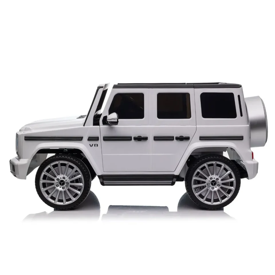 Masina electrica pentru copii KikkaBoo Mercedes Benz G500 White foto