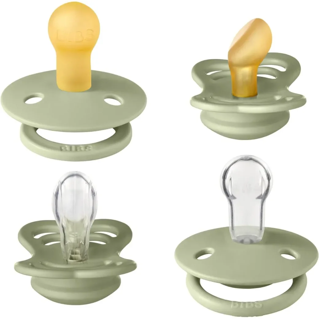 Set 4 suzete BIBS Try-it Collection Sage (0-6 luni) foto