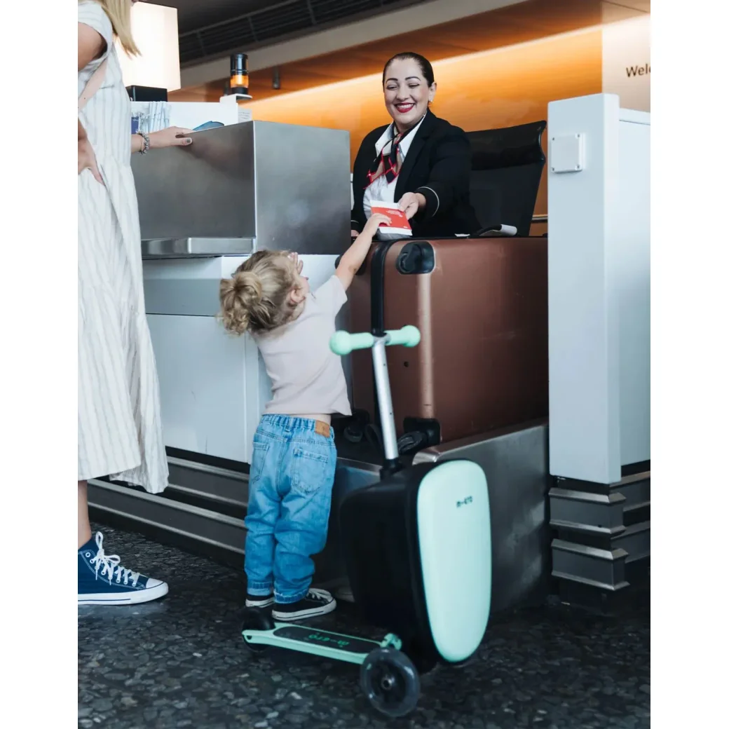 Самокат Micro Luggage Junior Mint foto