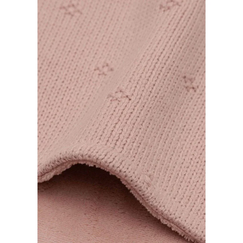 Paturica Jollein Cosy Knit Wild Rose/Velvet, 100x150 cm foto