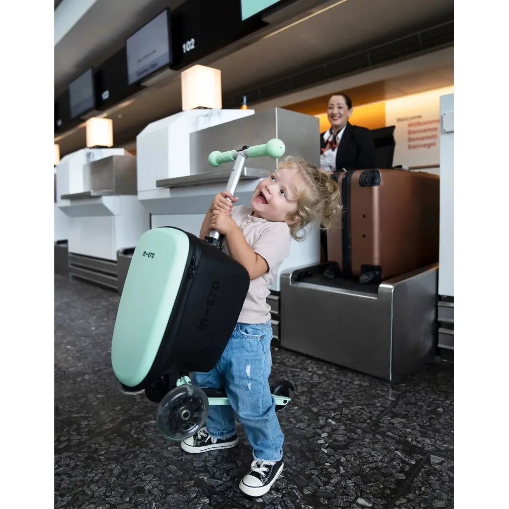 Самокат Micro Luggage Junior Mint foto