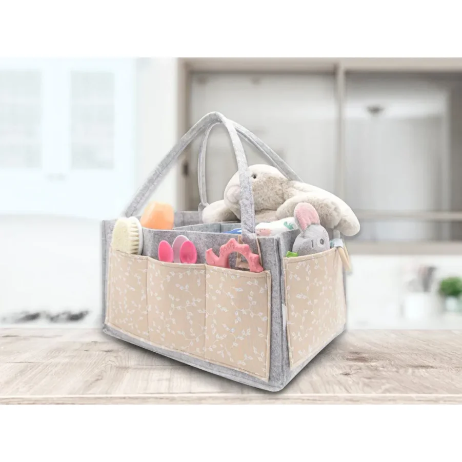 Geanta organizator scutece si accesorii BabyJem Roz foto