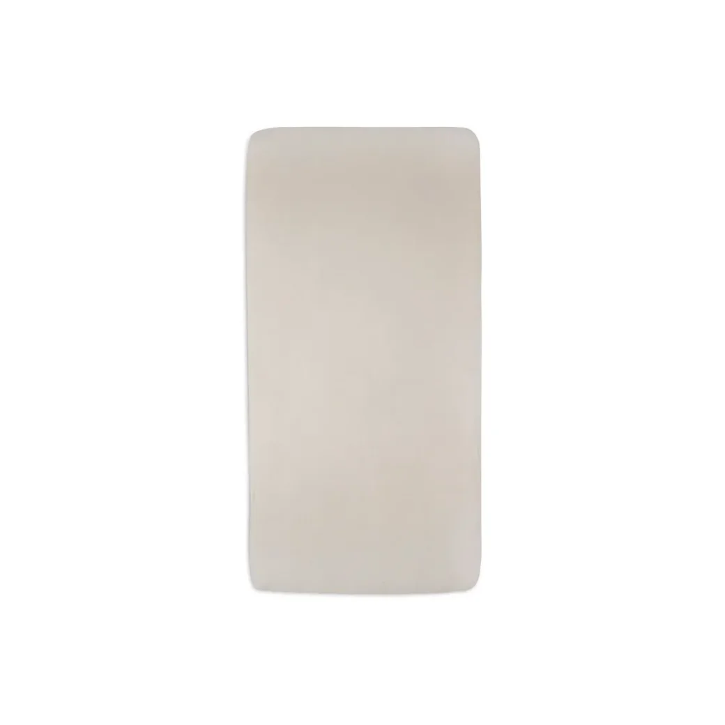 Простыня на резинке Jollein Jersey Ivory/Nougat, 120x60 см, 2 шт. foto