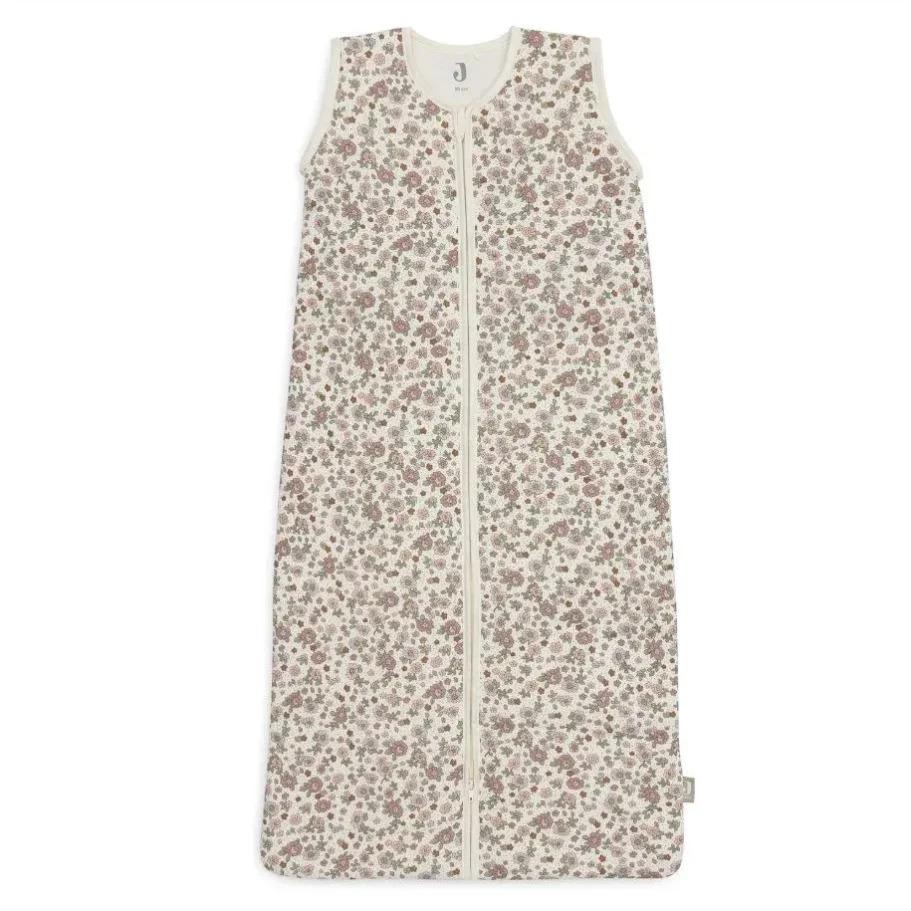 Sac de dormit cu maneci detasabile Jollein Retro Flowers, 90 cm foto