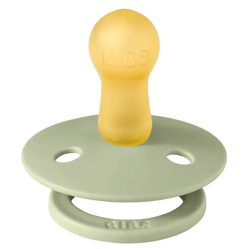 Set 2 suzete rotunde din latex BIBS Studio Colour Jasmine - Sage Mix (6-18 luni) foto