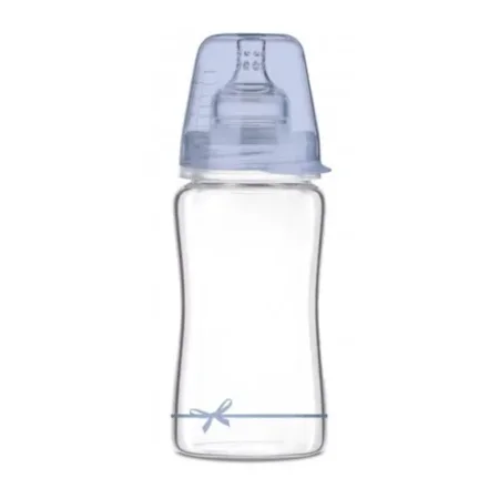 lovi 74/204boy Стеклянная бутылочка baby shower 250 мл. (3 м+)