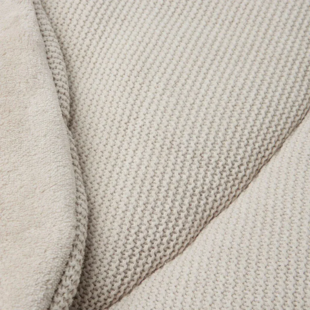 Covoras de joaca Jollein Basic Knit Nougat, 95 cm foto